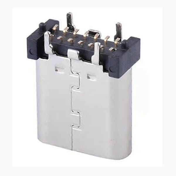 14Pin SMT Sokkelstik Micro USB Type C 3.1 Hun Placering SMD DIP Til PCB Design PD Høj Strøm 5 STK 5 PCS