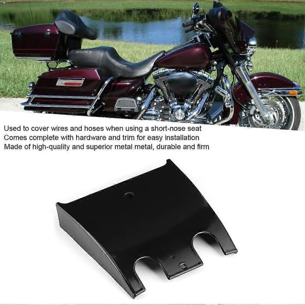 Dash Extension Panel Drag Motorcykel Brændstoftankdæksel Passer til FLTR FLTCU I FLHTBlack