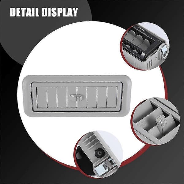 Top AC-ventiler til Land Cruiser Prado LC150 10-17 Grå