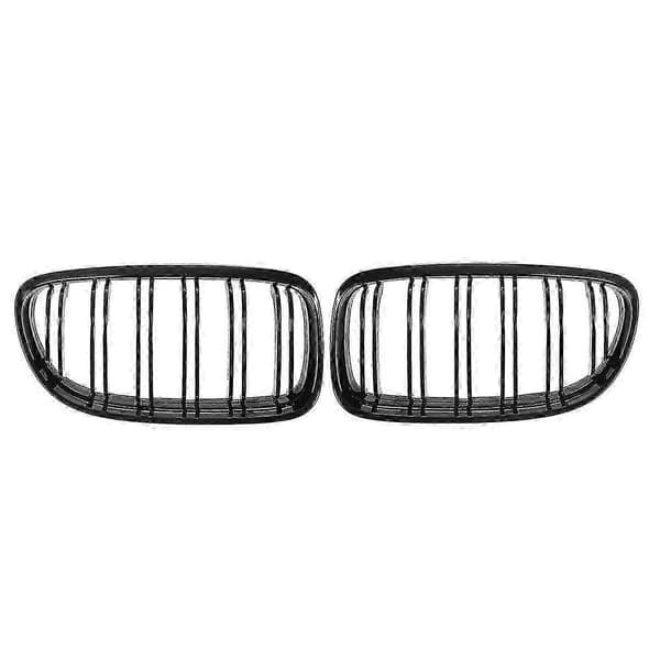 1 par bil frontgrill lysende sort kompatibel Bmw E90 Lci 3-serie Etc lysende sort bright black