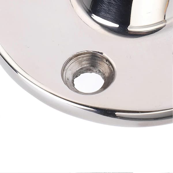 Bådgelænder Rund Base Fitting 316 Rustfrit Stål Marine Hardware til 25mm/1in Rør