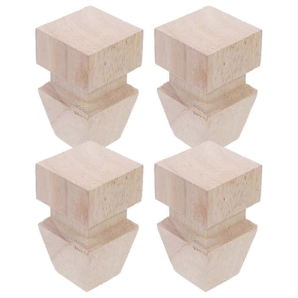 Runda soffben i trä 4 st för byte av soffben DIY-projekt