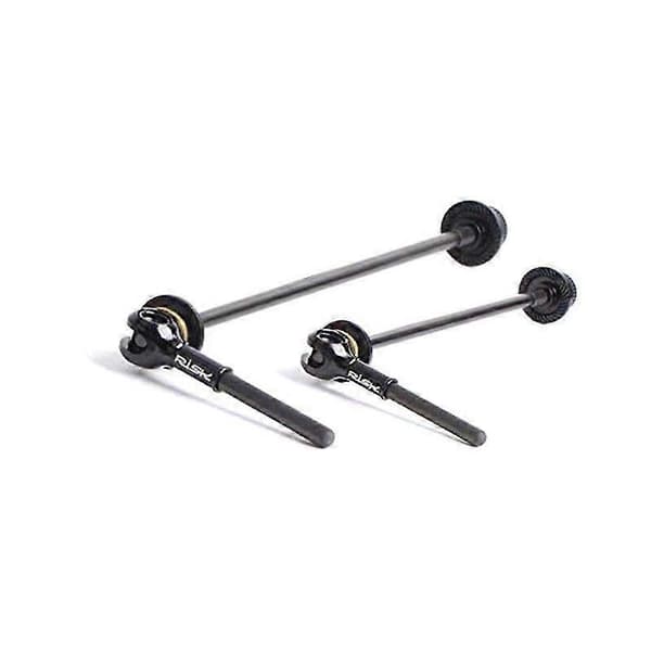 Mountainbike Titaniumlegering Quick Release Kulfiber Titanium Aksel Quick Release Stang (sort)