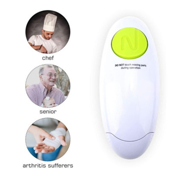 Elektrisk Binaural Burköppnare Flasköppnare för Hushållskök, Automatisk Öppnare med En Knapp