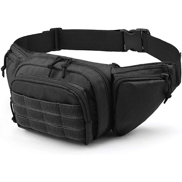 Tactical Outdoor Vyölaukku 800D Oxford-Nylon Musta