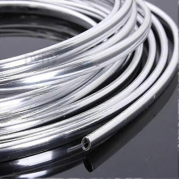 Krom Styling List för Bildörr 6m Rulle Silver 6m Silver 6m