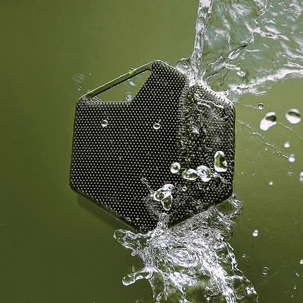 Ergonomisk silikone kropsskrubber til dybderens og eksfoliering i badet gray