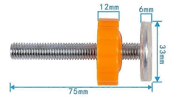 4-pack tryckmonterade bultar för babygrind, husdjursgrind, väggskydd - Yvan