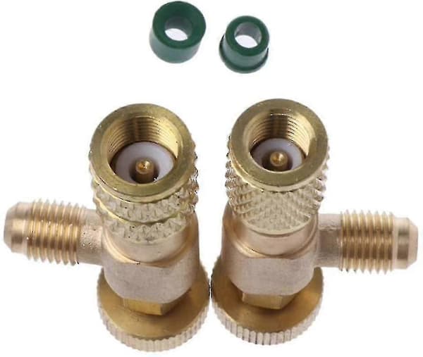 Snabbkopplingadapter för R410a R22 köldmedium AC-system påfyllningsventil