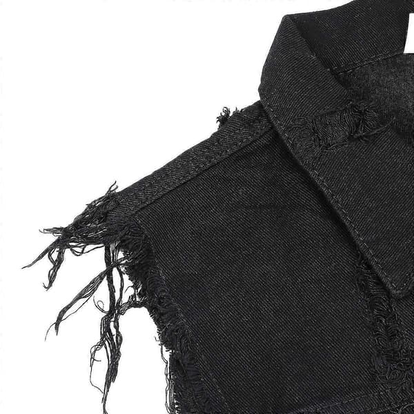 Mystdiy Retro Jeansväst för Män M M
