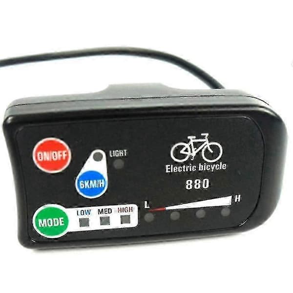 Elcykel KT Controller LED880 Display 36V 48V Vattentät Design