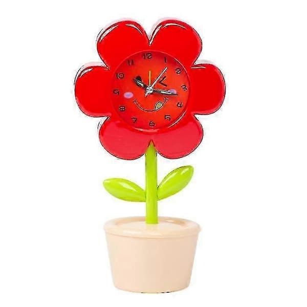 Sovrum Kreativ Väckarklocka Stereo Digital Tyst Blomväckarklocka-Yvan