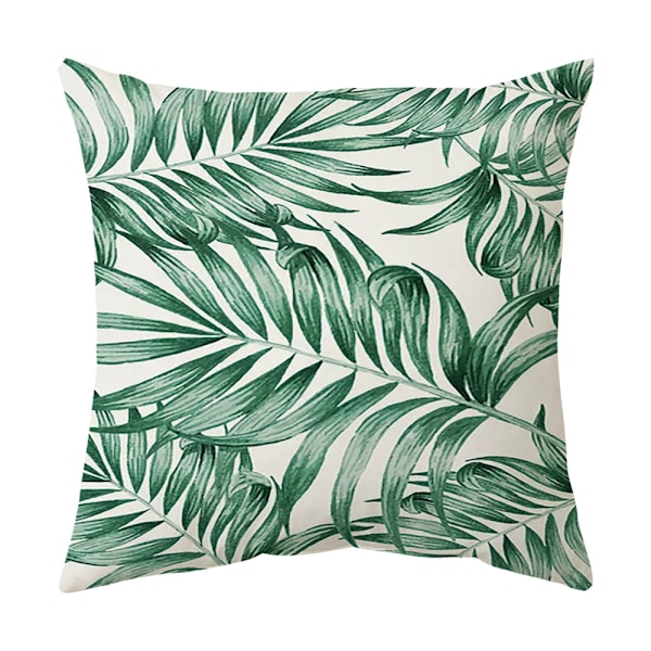 Simpel Pudebetræk Kontor Printet Talje Pude Soveværelse Sofa Pude Pudebetræk (4-delt sæt, 45 * 45cm),