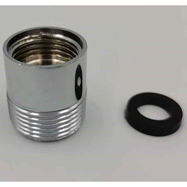 2 kpl Kuparinen pesukoneen hanaliitin 6-pisteadapteriin (keskipitkä (24 mm))