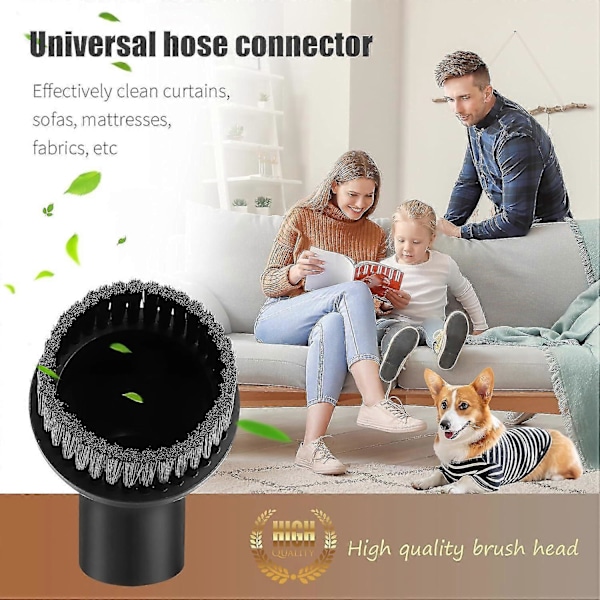 2 kpl Pölynimurin harja - 35 mm, Premium Pölynimurin harja Pölynimuriin Huonekalut Pölynimurin lisävarusteet Universaali Pölynimuri Diamet