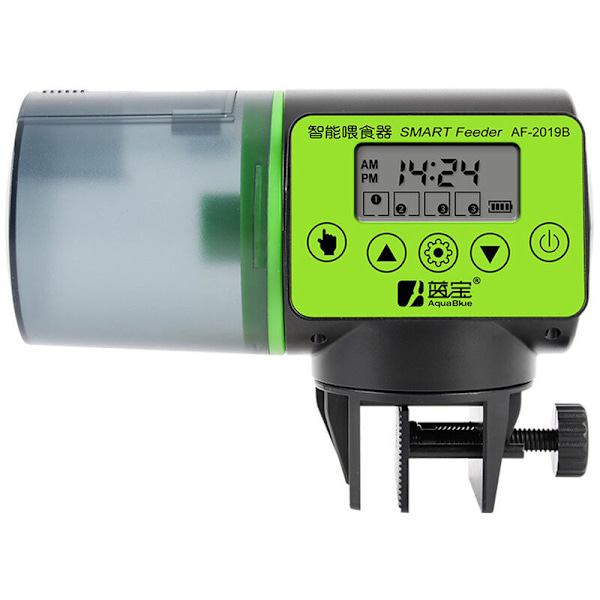 Automatisk fiskmatare för akvarium, intelligent timer, automatisk matare, exportversion engelsk, unisex AF-2019B