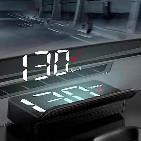 M3 OBD2 Digital HUD Hastighedsprojektor til køretøjsinstrumentbræt Sort Black