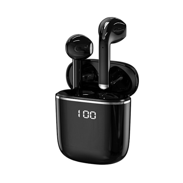 Smarta Sport Stereo In-Ear Hörlurar (Svart Digital Display)