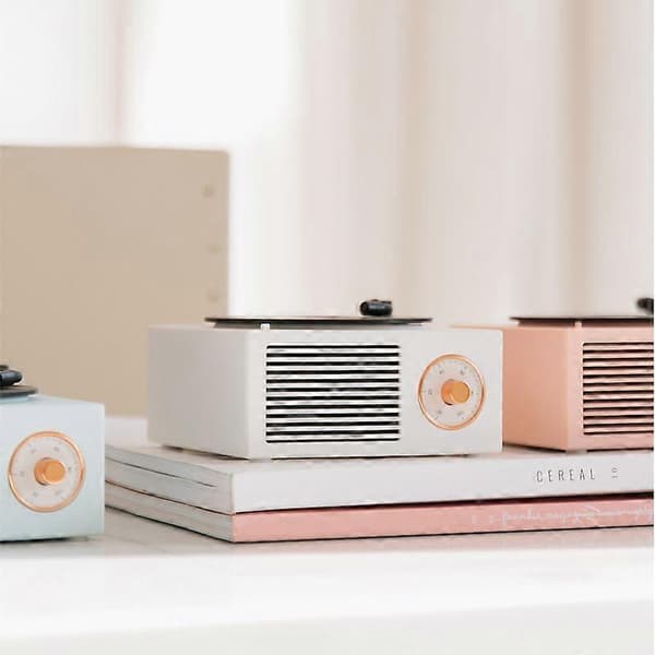 Ny trådløs Bluetooth-højttaler, retro vinylplade-cd-afspiller.