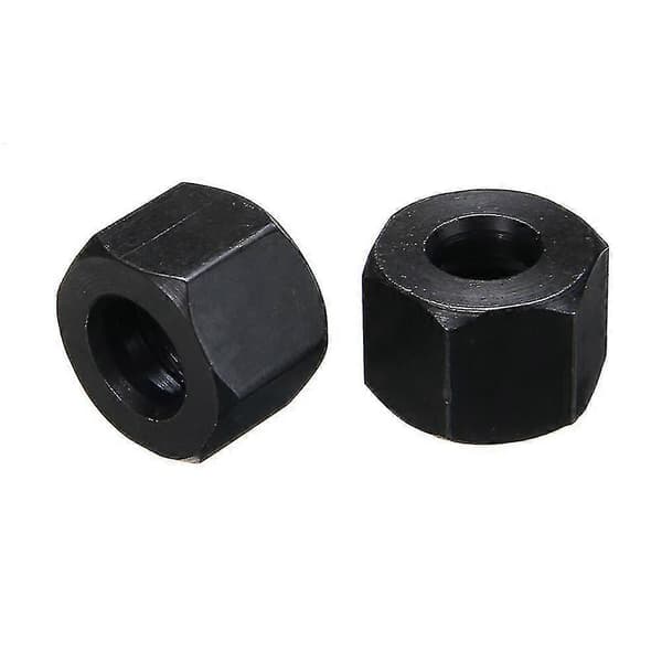 8 stk. 6 mm 6,35 mm 8 mm spændepatronadapter sæt til trimning af fræser præcision sort sølv Black  Silver