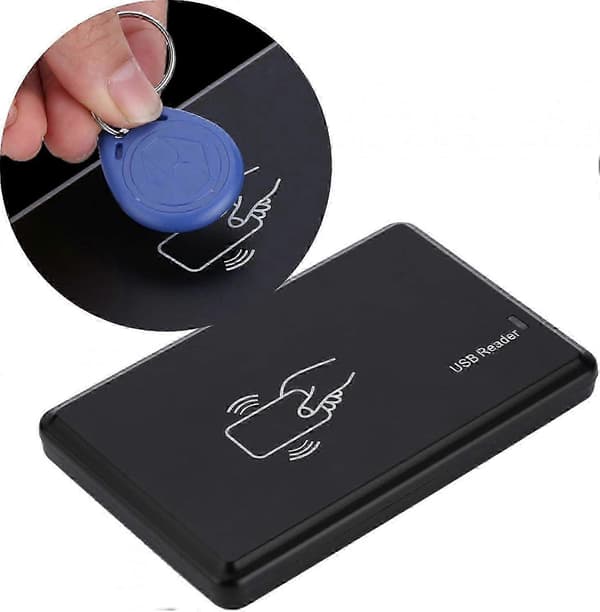 RFID Duplikator 125kHz USB Kortskriver og Læser med 5 Nøglebrikker