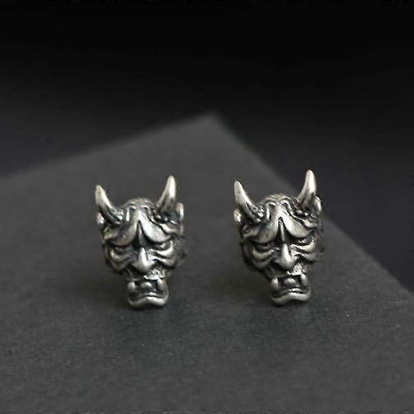 Ox Horn Skull Stud Øreringe Gotiske Øreringe Halloween Øreringe Smykker