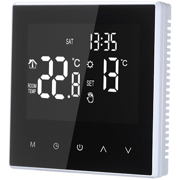 Elektrisk golvvärmetermostat väggugn LCD pekskärm ME88 elvärmare 16A