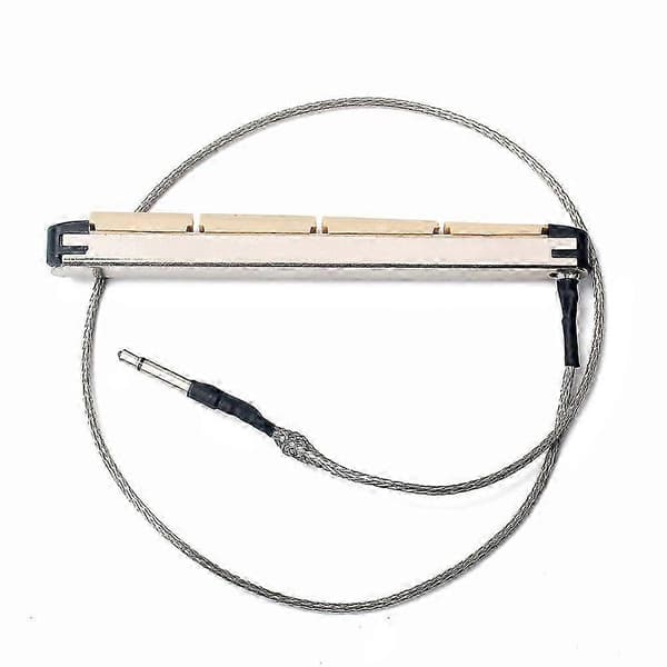 4-strängad träbasgitarrutrustning med högpresterande piezo-pickup
