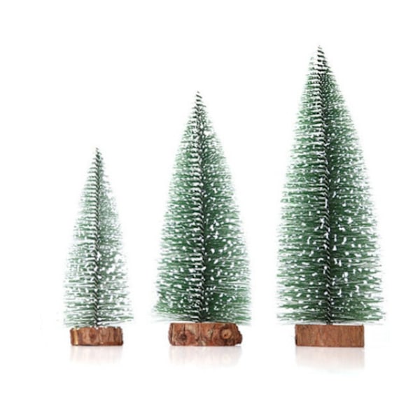 Mini Juletræ, Små Bordvinduesdekorationer, Juledekorationer (20cm, 25cm, 30cm)