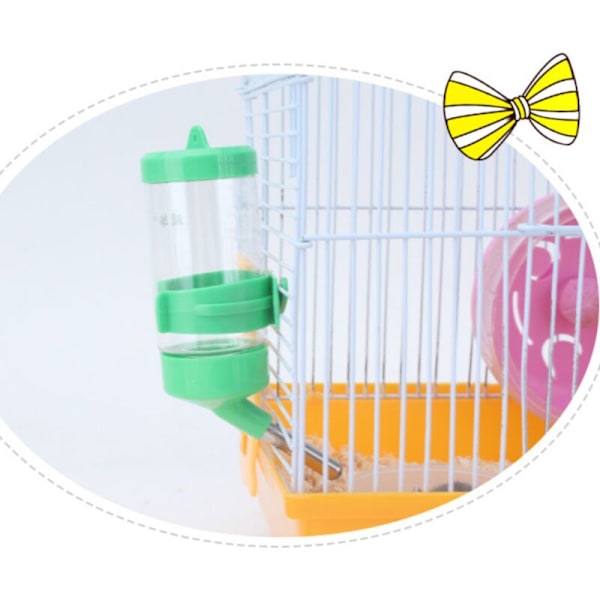 Husdjurstillbehör Kanin Vattenflaska Hamster Vattenflaska Stor 250ML Gul