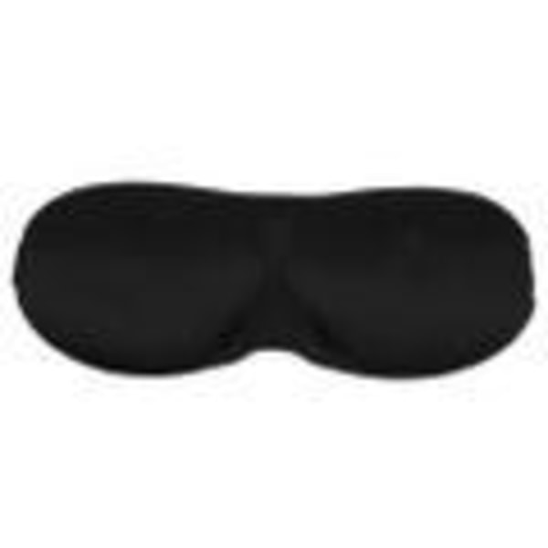 3-pakk - 3D Unimask / silmämaski / silmälappu - Musta Black Svart
