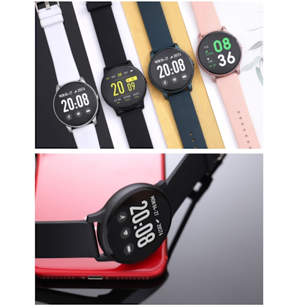 Smart armbånd multi-sports mode foto musik (guld stål),
