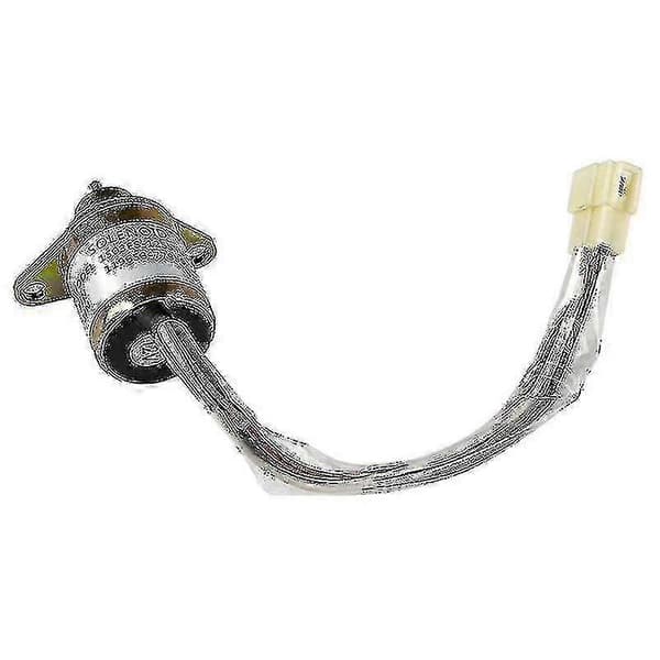 Bränsleavstängningsmagnet för 12v Yanmar-motor Takeuchi 1503es-12s5suc5s-