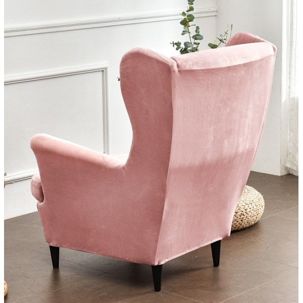 Plysch elastisk tigerpallöverdrag stolsöverdrag allomfattande sofföverdrag enkel fåtöljöverdrag Amerikansk Sjiamon (universell naken rosa tigerpall),