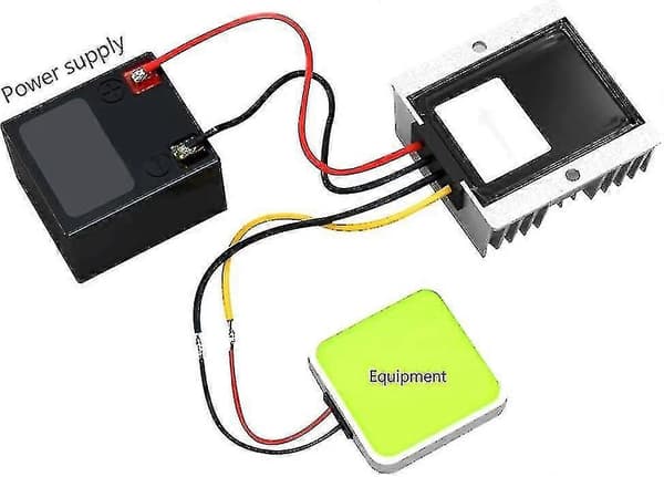 24V til 12V 30A Step Down Konverter Regulator til Strømforsyning & LED-lys