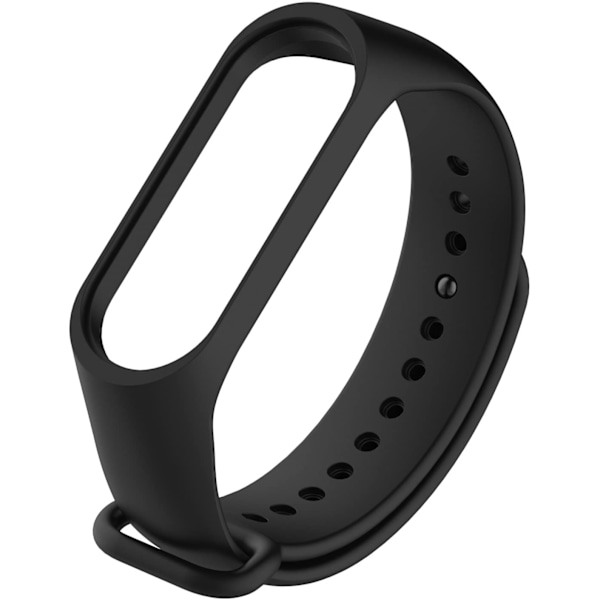 Xiaomi Mi Band 3/4 kellon ranneke silikoni musta