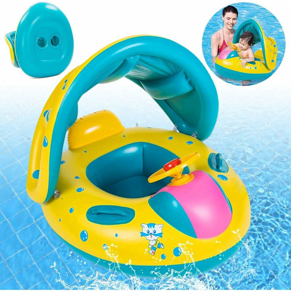 Børne Svømmering, Oppustelig Pool Float til Børn, Baby Pool Sæde, Baby Svømmering, Oppustelig Svømmering, Baby Pool Sæde