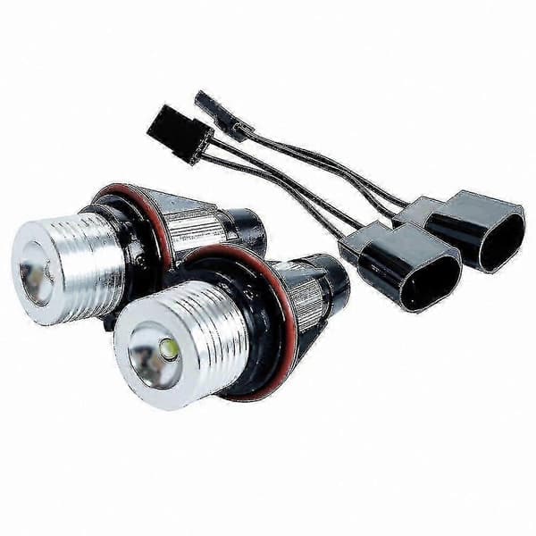 2 st LED Angel Eyes Marker Glödlampor för E39 E53 E60 E61 E63 E64 E65 E66 E87 525i 530i Xi 545i M5 Modeller gul yellow