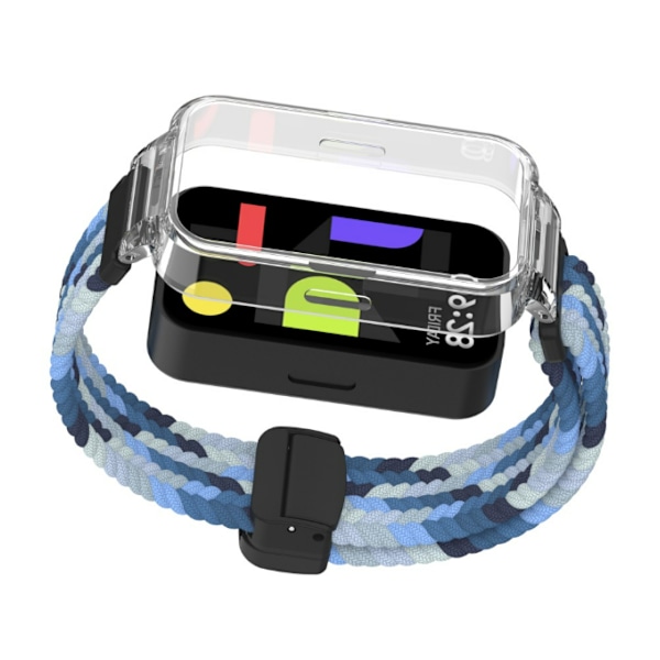 Redmi Band 3/9 Active -ranneke nylonista magneettilukolla Blå Blå