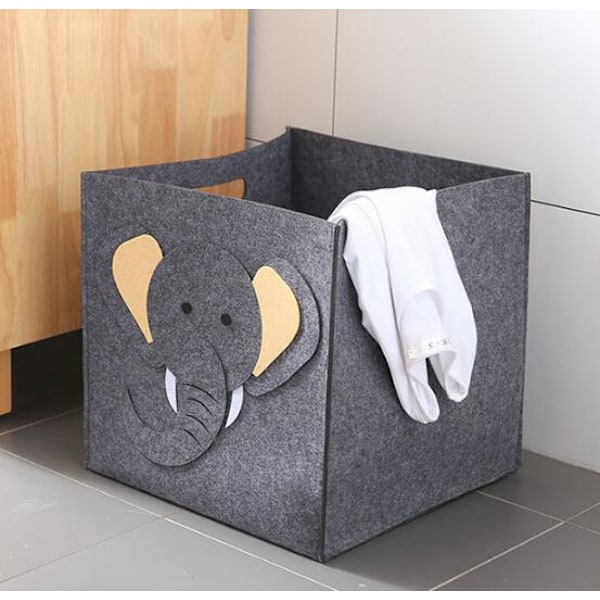 Tegneserie opbevaringsboks til husholdningsartikler (elefant)