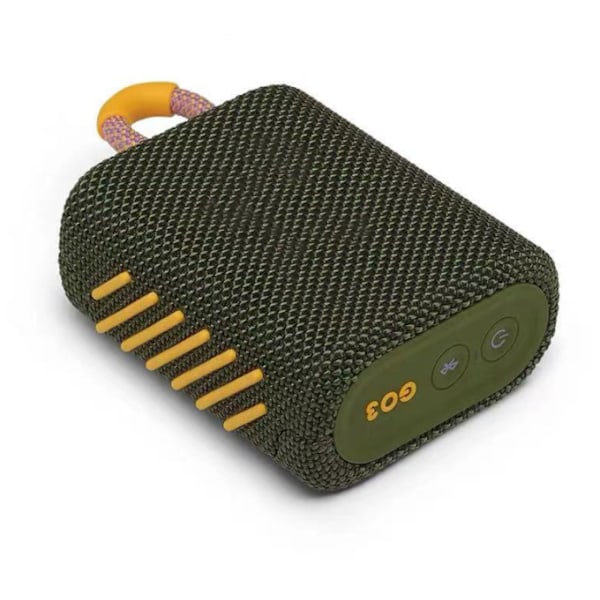 Langaton Bluetooth-kaiutin, Mini Kannettava Vedenkestävä Ulkokaiutin (Vihreä Keltainen)