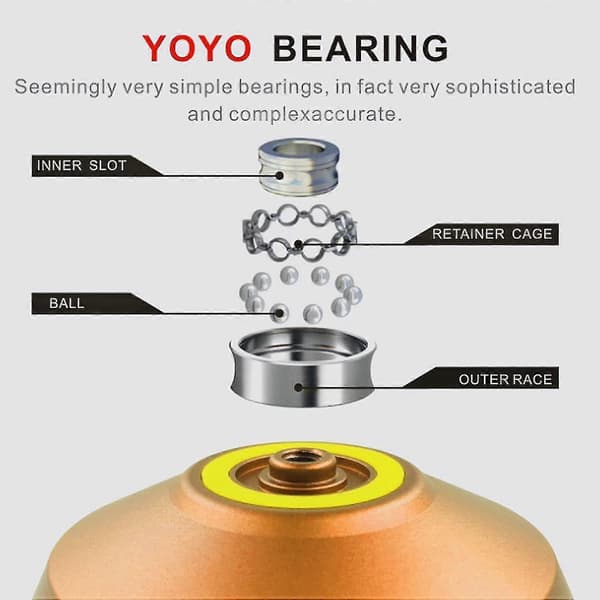 Holdbar Yoyo-kugle af legering til professionelle spillere TY Model