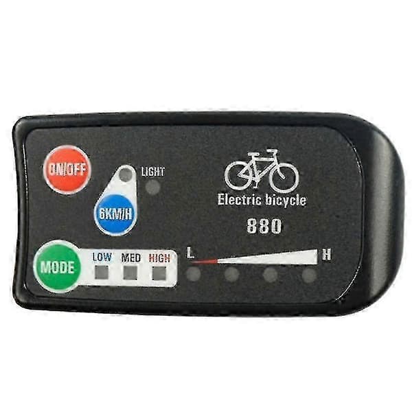 Elcykel KT Controller LED880 Display 36V 48V Vattentät Design