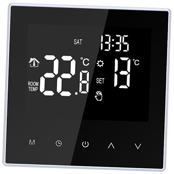 Elektrisk gulvvarmetermostat vægmonteret ovn LCD touchskærm ME88 elektrisk varmelegeme 16A