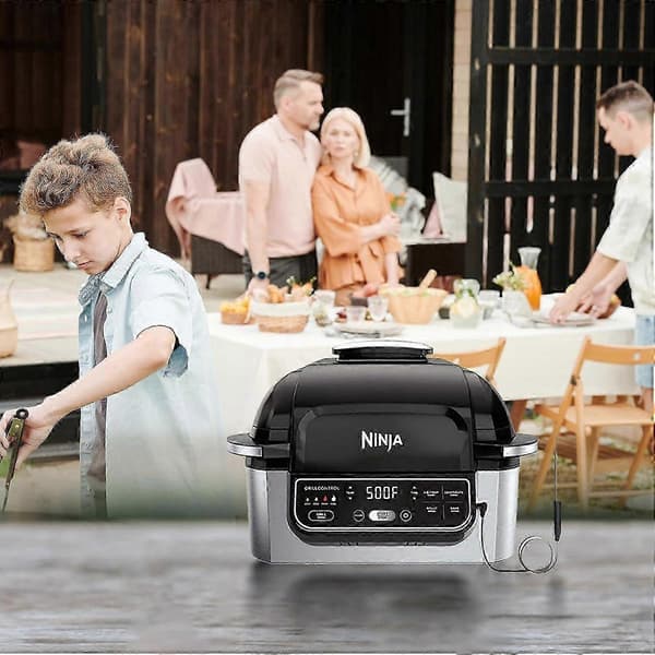 Ninja Smart Grill Kødtermometer Erstatning til FG550 FG551 IG651 LG450CCO, Rustfrit Stål Termometer
