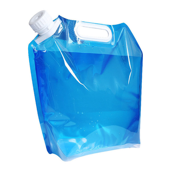 2 st Utomhus Portabel Vikbar Vattenpåse, 5L*1, 10L*1