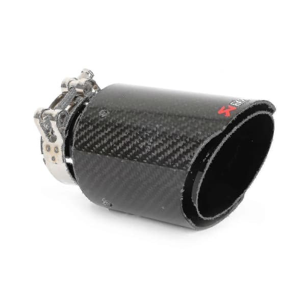 4\" Akrapovic Style Kolfiber Avgasrörsspetsar Universal X2pc Set