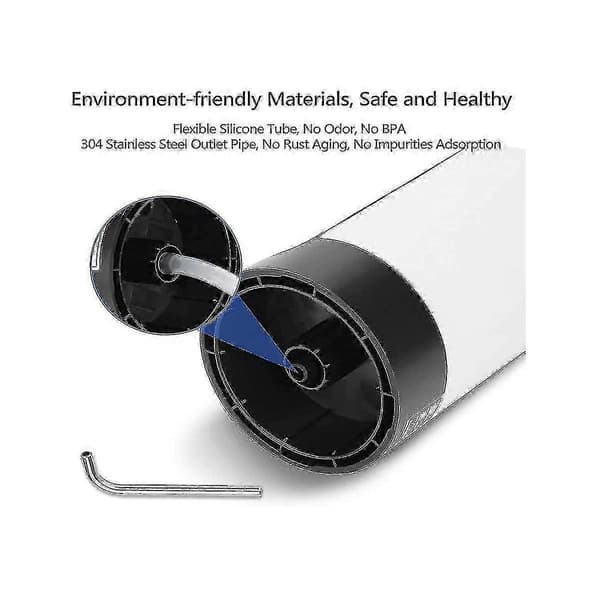 Automatisk USB-driven vattendispenserpump för flaskor SvartVit BlackWhite