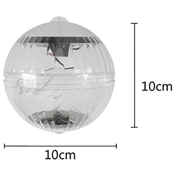 2 st Flytande Magisk Boll för Damm, Färgat Ljus