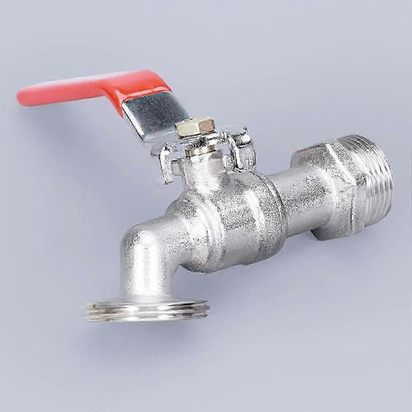 1000l Tankhane med Havevandslangehane Adapter, S60x6 Ibc Haneforbindelse
